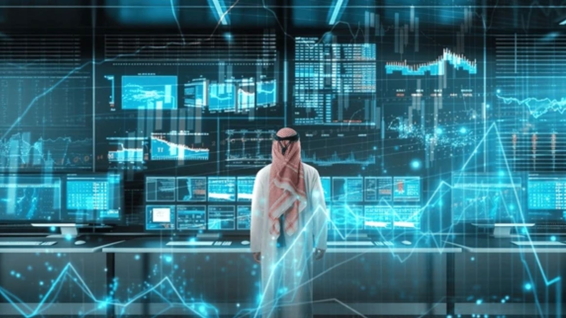 Saudi Arabia's Digital Transformation, Showcasing Technology Integration in Various Sectors